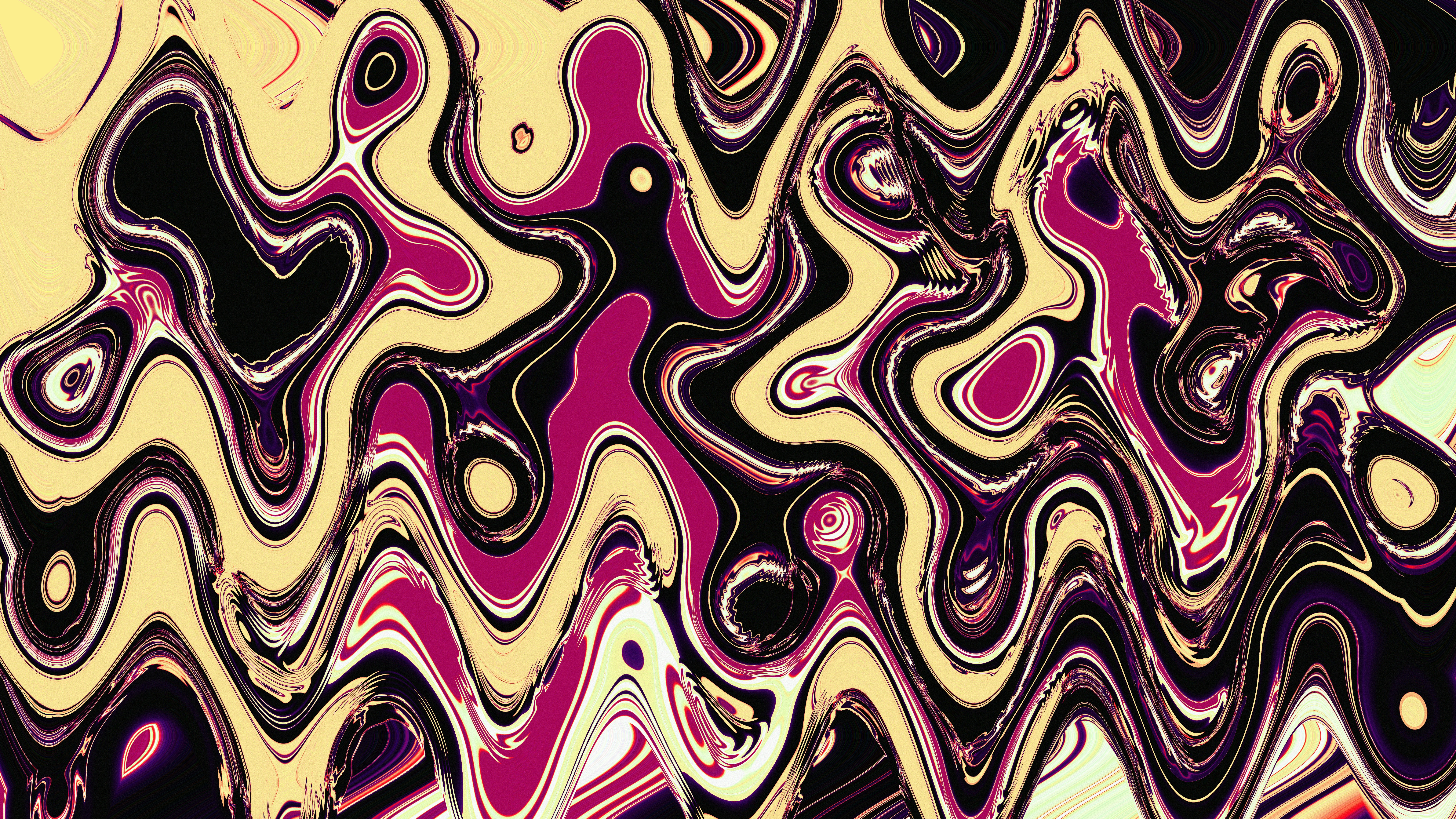 Abstract multicolored pattern representing the fluid collaboration between human and AI in prompt creation