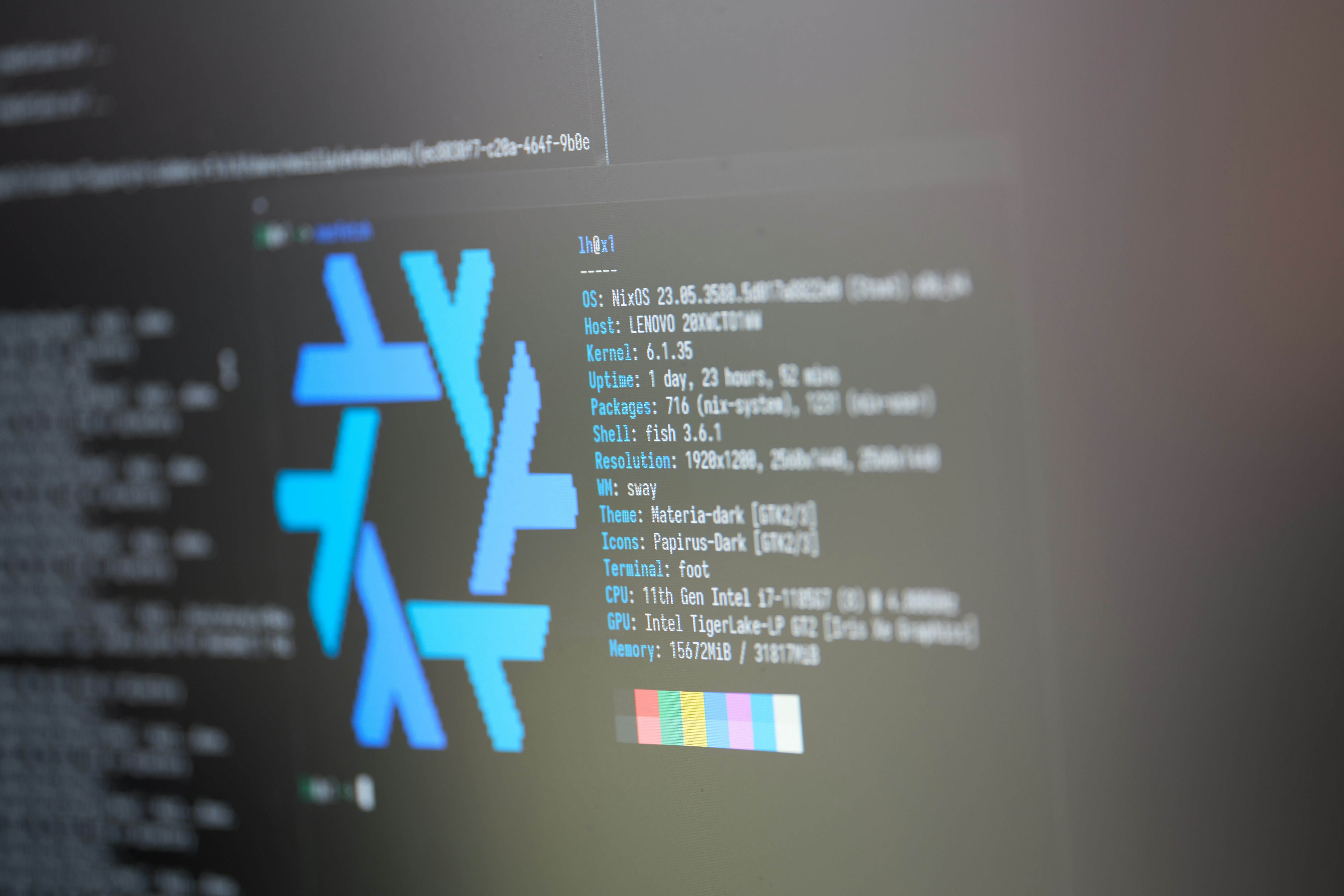 Abstract visualization of modular, interconnected components representing orthogonal design principles